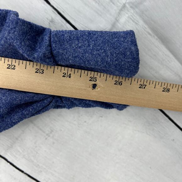 Adidas (L) Climawarm Womens Blue 1/2 Zip Athletic Pullover Sweater Sweatshirt - Picture 10 of 10